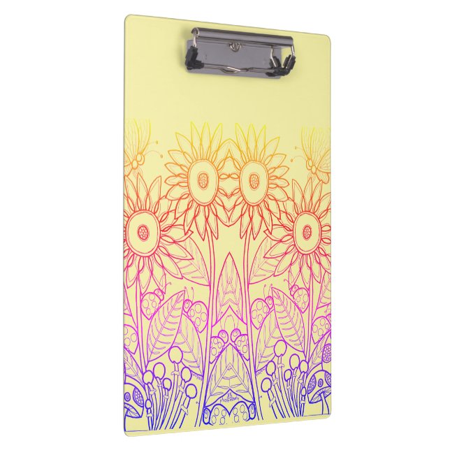 Porte-bloc Arc-en-ciel Ombre Papillon & Ladybugs (Swatch)