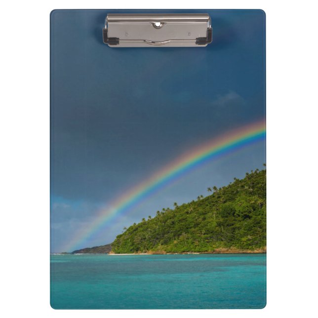 Porte-bloc Arc-en-ciel sur l'île, Samoa américaines (Devant)