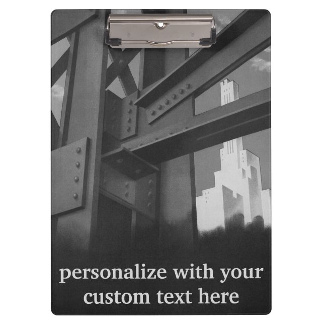 Porte-bloc Architecture de gratte-ciel de construction en aci (Devant)