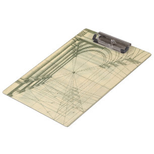 Porte-bloc Architecture Vintage, Arches Colonnes Perspective