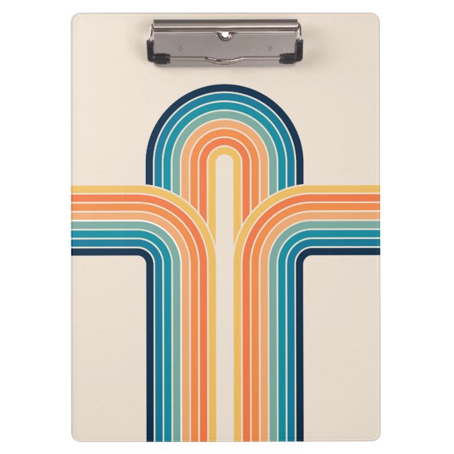 Porte-bloc Arcs triples et colorés (Devant)