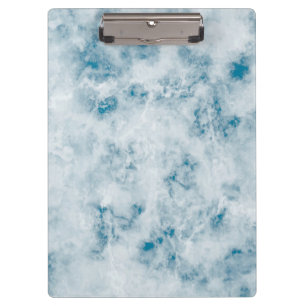 Porte-bloc Arrière - plan bleu de marbre de texture