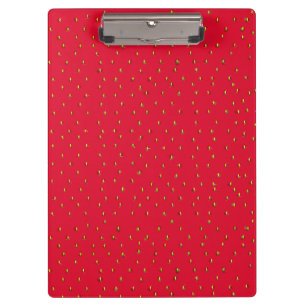 Porte-bloc Arrière - plan de fraise drôle rouge