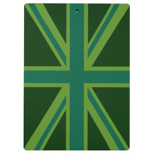 Porte-bloc Arrière - plan de style Drapeau Turquoise vert Uni