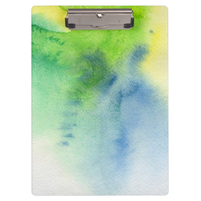 Porte-bloc Arrière - plan peint à la main 8 d'aquarelle (Devant)
