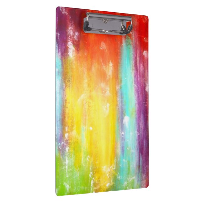 Porte-bloc Art abstrait de véritables couleurs (Swatch)