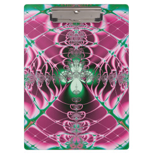 Porte-bloc Art Abstrait Fleur Rouge