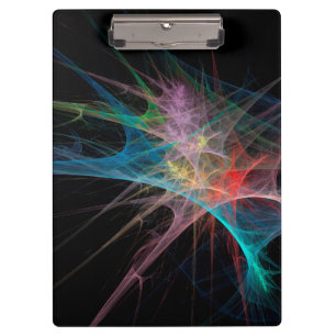 Porte-bloc Art Abstrait Glace Arc-en-ciel