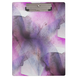 Porte-bloc art abstrait pourpre de cubisme sans couture