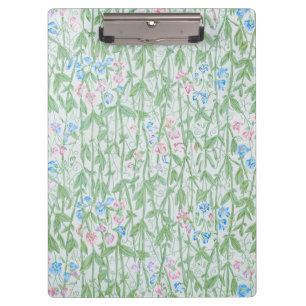 Porte-bloc Art floral pastel de pois de senteur de William Mo