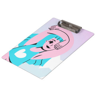 Porte-bloc art trans sur presse-papiers