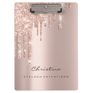 Porte-bloc Artiste de maquillage Brown Lashes de cire Étincel