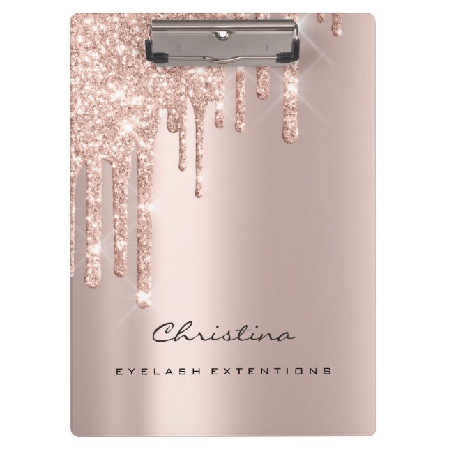 Porte-bloc Artiste de maquillage Brown Lashes de cire Étincel (Devant)