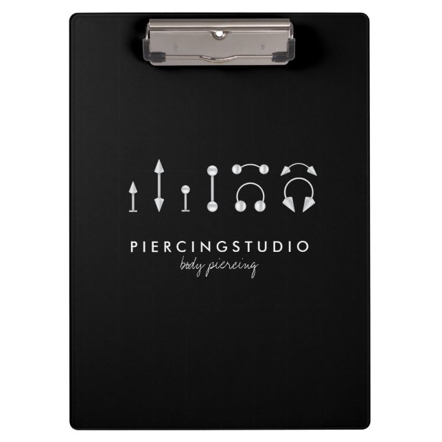 Porte-bloc Artiste de perçage Black Silver (Devant)