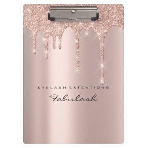 Porte-bloc Artiste maquillage Brown Lashes de cire Étincelle