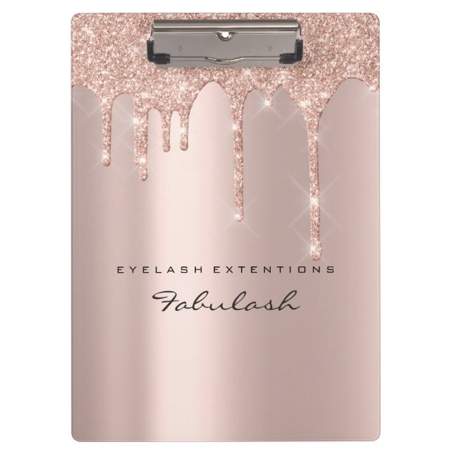 Porte-bloc Artiste maquillage Brown Lashes de cire Étincelle  (Devant)