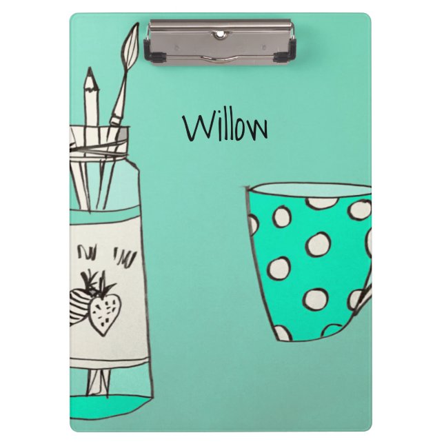 Porte-bloc Arty 1 Clipboard Customizable (Devant)
