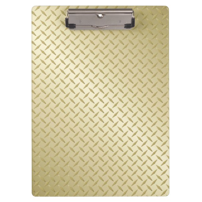 Porte-bloc Aspect métallique diamant d'or (Devant)