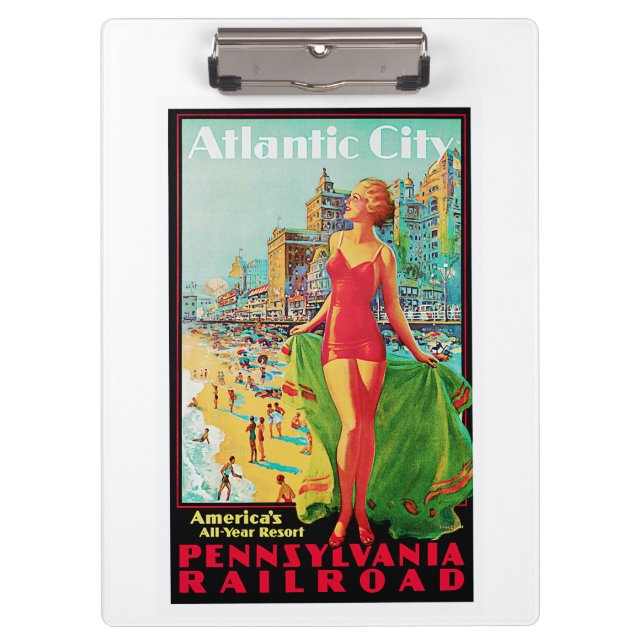 Porte-bloc Atlantic City ~ America's All Year Playground (Devant)
