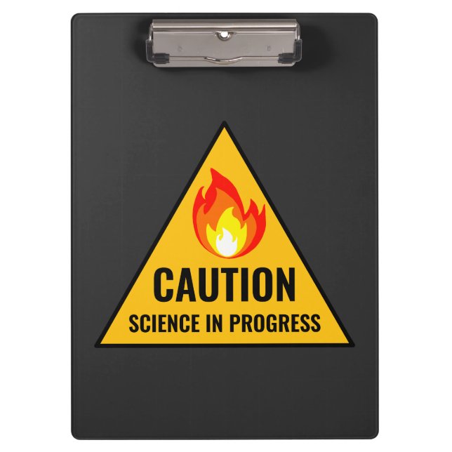 Porte-bloc Attention Science en cours (Devant)