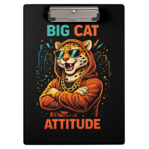 Porte-bloc Attitude de gros chat