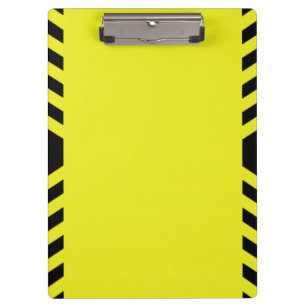 Porte-bloc Audit de sécurité jaune