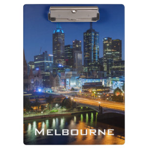 Porte-bloc Australie, Victoria, Melbourne, ligne d'horizon av