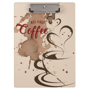 Porte-bloc Auteur De Café Mais Premier Café