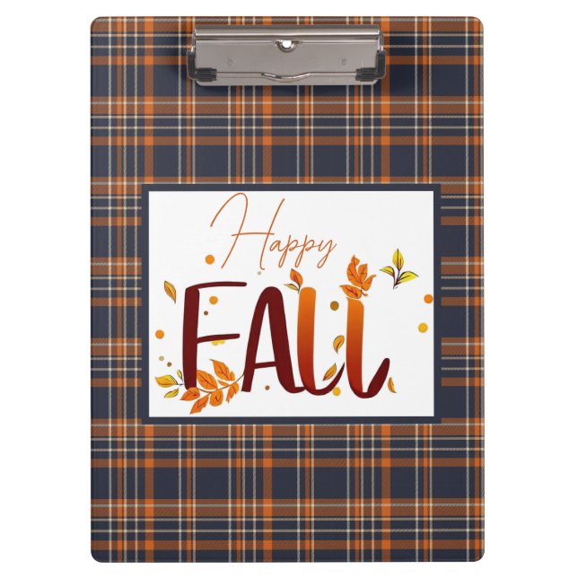 Porte-bloc Automne/Feuilles/Plaid (Devant)