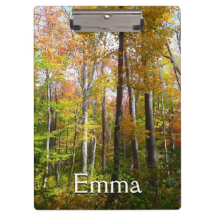 Porte-bloc Automne Forêt I Automne Paysage Photographie