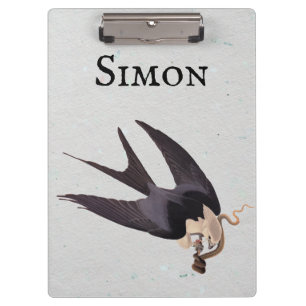 Porte-bloc Avaler Queue Hawk avec Serpent Vintage Audubon