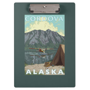 Porte-bloc Avion de Bush et pêche - Cordova, Alaska