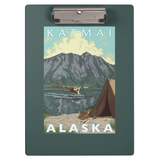Porte-bloc Avion de Bush et pêche - Katmai, Alaska (Devant)
