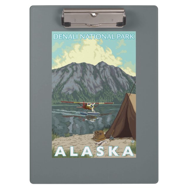 Porte-bloc Avion de Bush et pêche - parc national de Denali, (Devant)