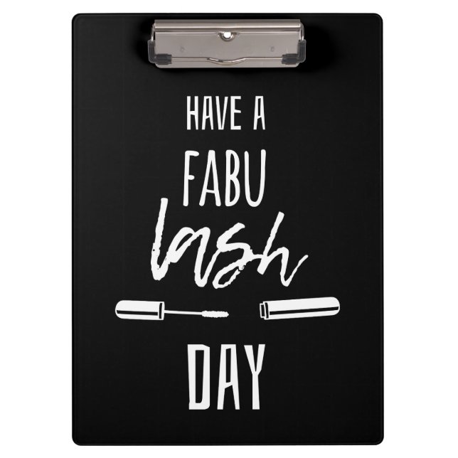 Porte-bloc Ayez un jour de mèche de Fabu (Devant)