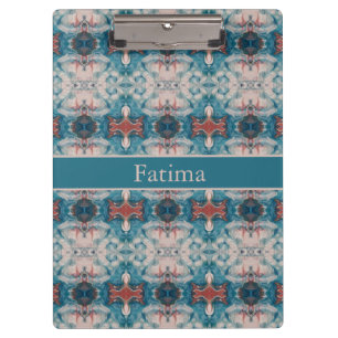 Porte-bloc Azure Bloom, personnalisé