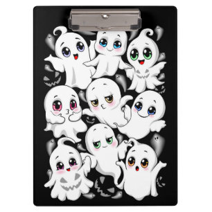 Porte-bloc Baby Ghosts Éffrayant mignon Halloween humeur