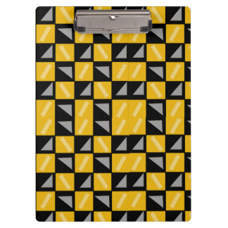 Porte-bloc Back to School Chessboard Pattern – Rulers & Trian