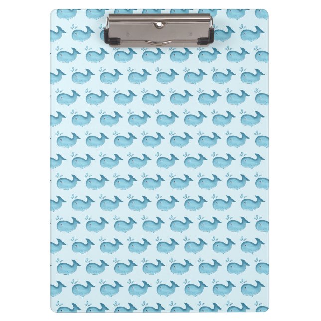 Porte-bloc Baleine bébé mignonne Planche à pince (Devant)