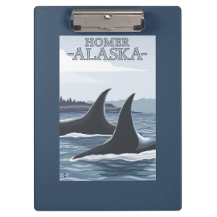 Porte-bloc Baleines #1 - Homer, Alaska d'orque