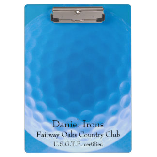 Porte-bloc Ball de golf Texture Dimples Arctic Blue_personali