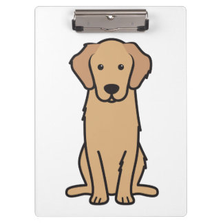 Porte-bloc Bande dessinée de chien de golden retriever