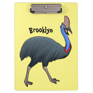 Porte-bloc Bande dessinée d'oiseau joyeux