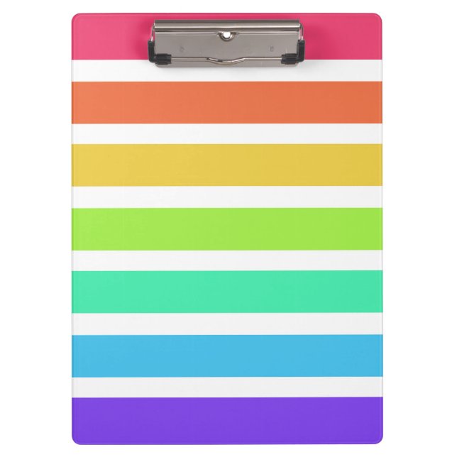 Porte-bloc Bandes arc-en-ciel lumineuses (Devant)