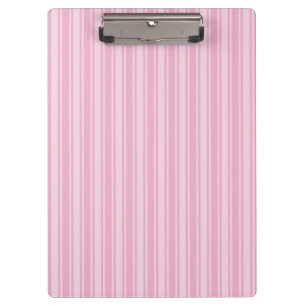 Porte-bloc Bandes de bonbons rose pâle