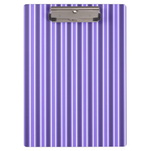 Porte-bloc Bandes de bonbons violettes et blanches