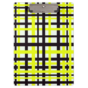Porte-bloc Bandes d'enchaînement noir blanc jaune