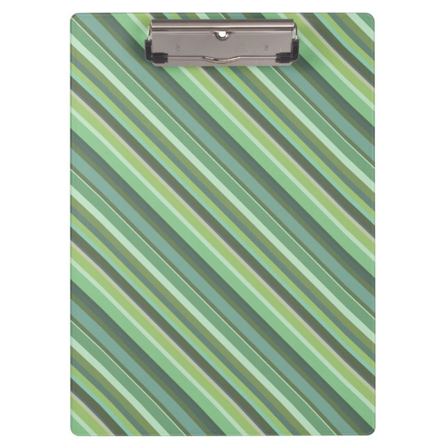 Porte-bloc Bandes diagonales vert olive (Devant)