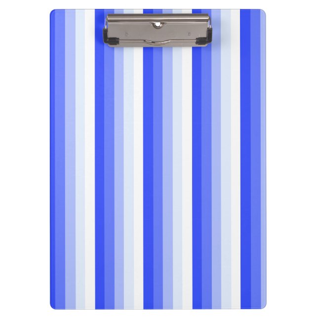 Porte-bloc Bandes d'ombre bleu royal (Devant)