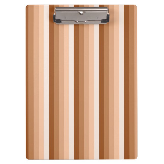 Porte-bloc Bandes d'ombre orange brûlées (Devant)